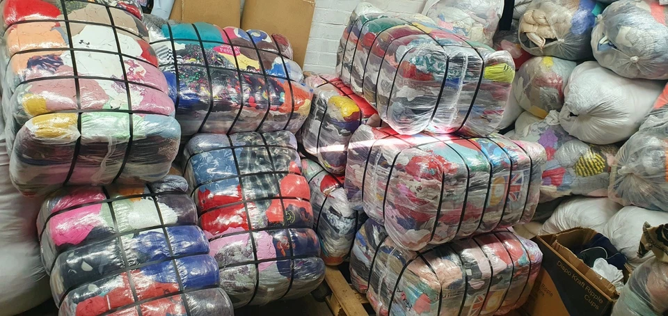 Wholesale used clothing bales packed and ready for resale